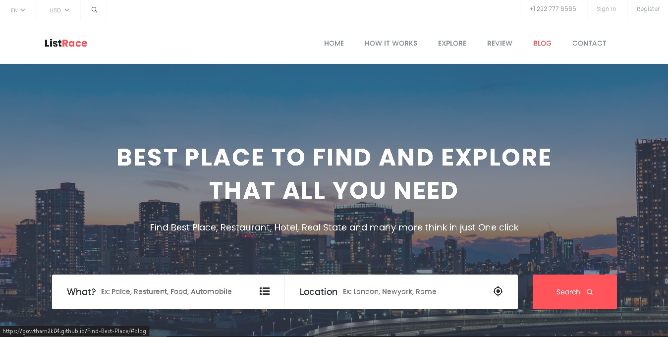 Travel Finder Project